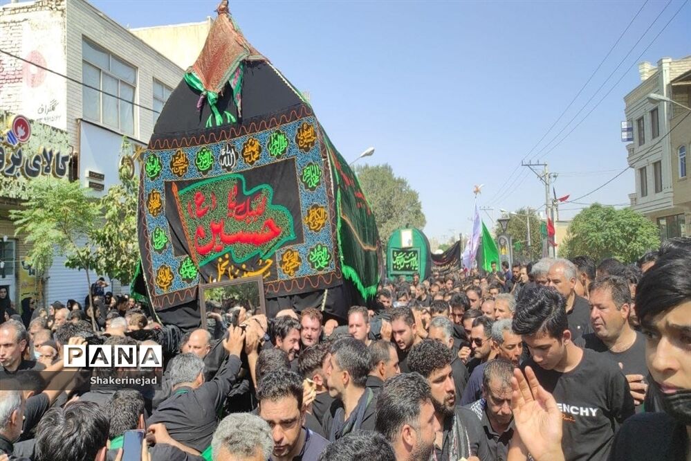 آیین نخل گردانی در شهر بادرود