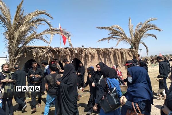 برگزاری مراسم عاشورا حسینی در بلوار مظاهری کرج