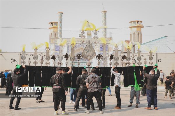 آیین عاشورای حسینی در شهرستان امیدیه