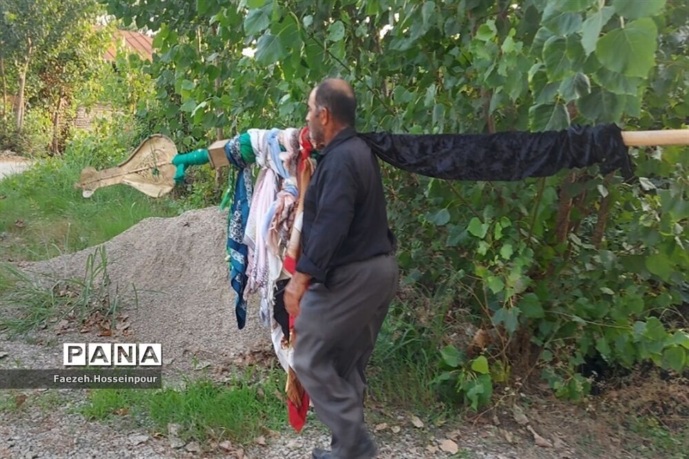 علم گردش، مراسمی کهن در مازندران