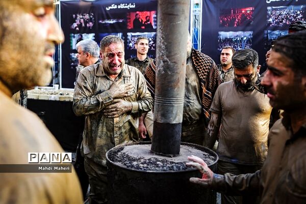 آیین سنتی «گِل مالی» لرستانی‌‎های مقیم تهران