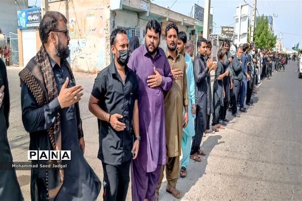 مراسم عاشورا در میدان شهدا و مسجد جامع امام حسین (ع) چابهار