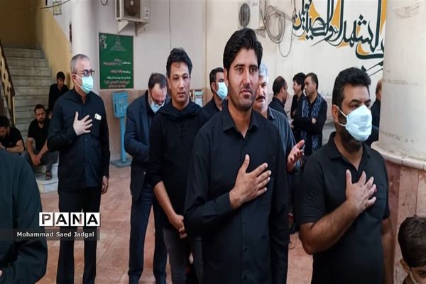 مراسم عاشورا در میدان شهدا و مسجد جامع امام حسین (ع) چابهار