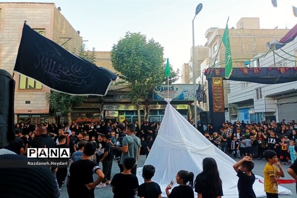 مراسم عزاداری عاشورای حسینی در شهرستان بهارستان