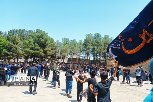 مراسم عزاداری عاشورای حسینی در شهرستان بهارستان