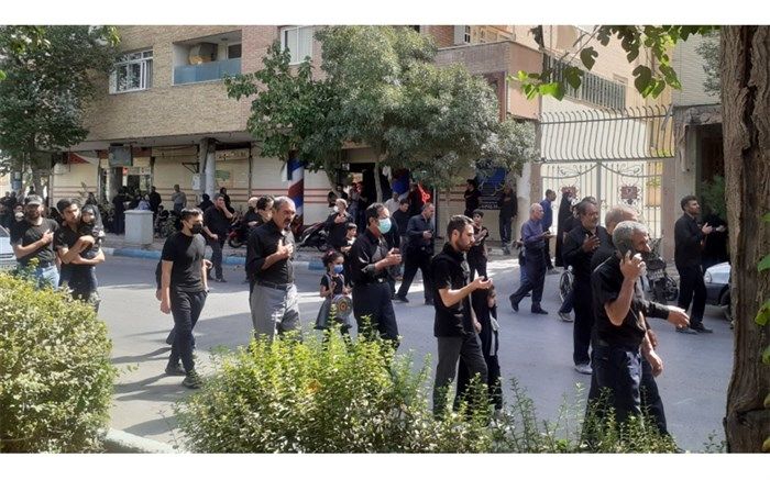 مراسم عزاداری عاشورای حسینی در شهرستان میمه /فیلم