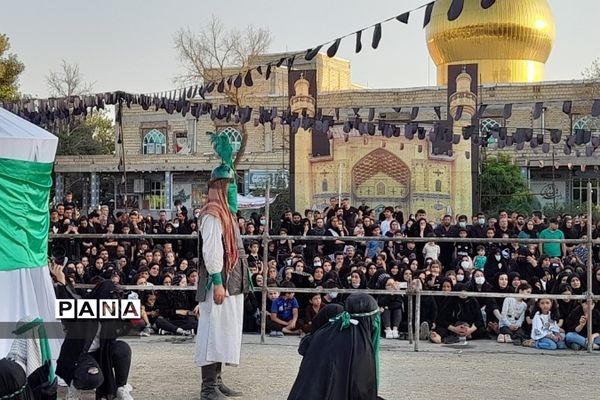 عزاداری شب عاشورا در سطح شهرستان قدس همراه با تعزیه‌خوانی