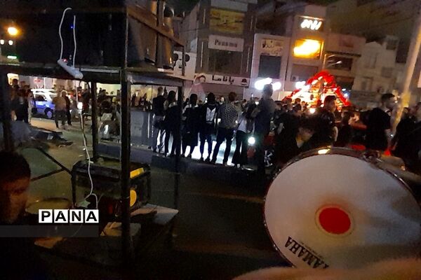 عزاداری شب عاشورا در سطح شهرستان قدس همراه با تعزیه‌خوانی