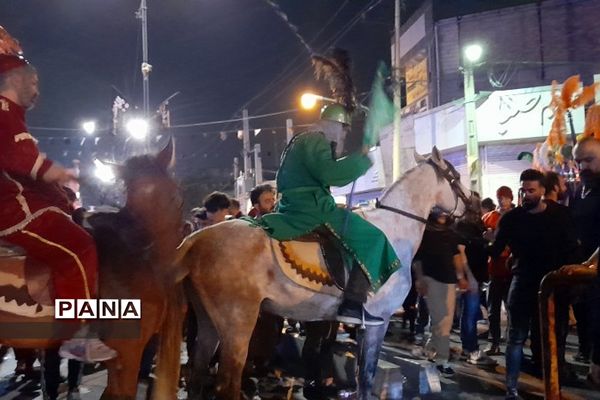 عزاداری شب عاشورا در سطح شهرستان قدس همراه با تعزیه‌خوانی