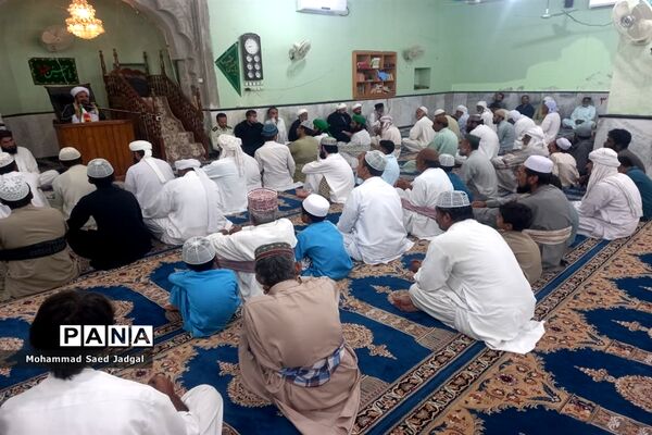 سوگواری اهل سنت چابهار در عزای سید الشهدا(ع)