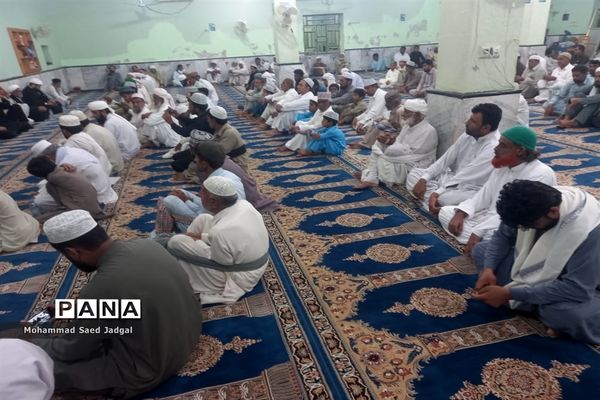 سوگواری اهل سنت چابهار در عزای سید الشهدا(ع)