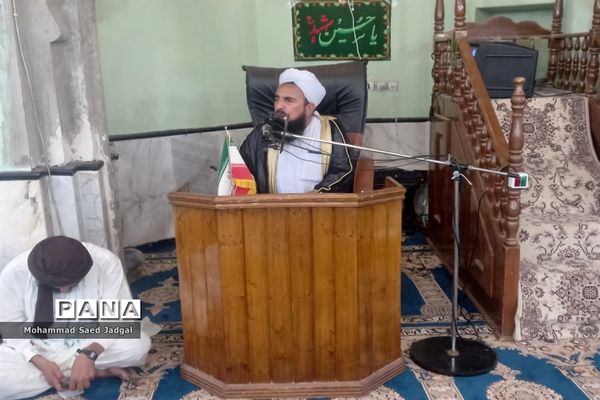 سوگواری اهل سنت چابهار در عزای سید الشهدا(ع)