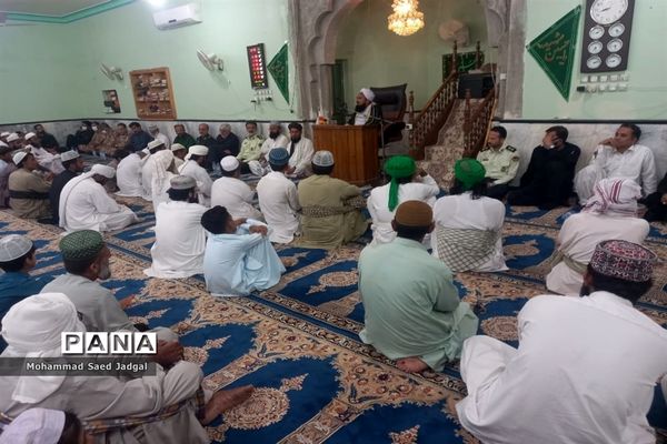 سوگواری اهل سنت چابهار در عزای سید الشهدا(ع)