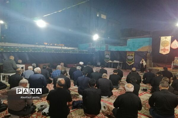 مراسم شام غریبان اباعبدالله الحسین در مشهد مقدس