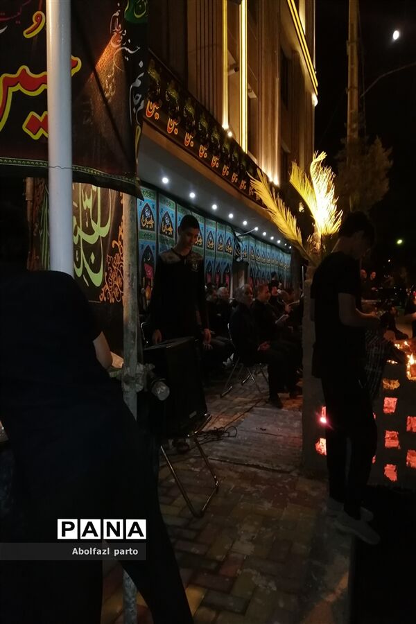 مراسم شام غریبان اباعبدالله الحسین در مشهد مقدس