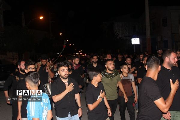 مراسم شام غریبان امام حسین در گلوگاه