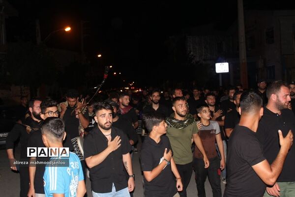 مراسم شام غریبان امام حسین در گلوگاه
