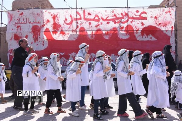 برگزاری آیین سقایی، سقاخوانی و کُتَل کودکان در روز عاشورا در نوش آباد
