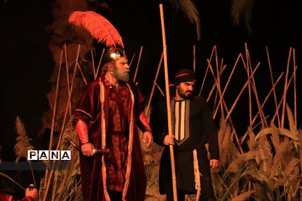 برگزاری اجرای تعزیه شام غریبان دردولت‌آباد کرج