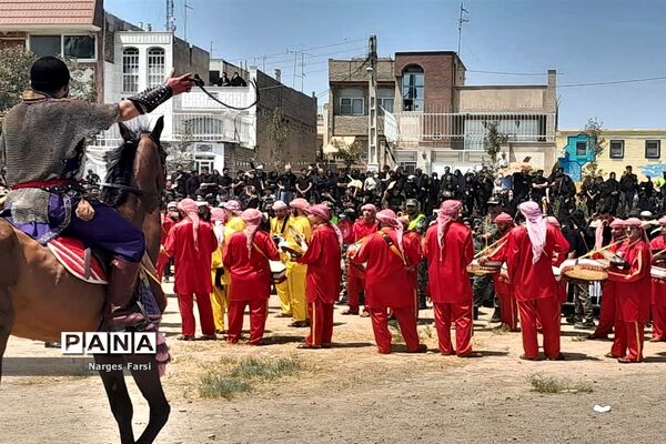 آئین تعزیه‌خوانی و آتش‌زدن خیمه‌ها در قم