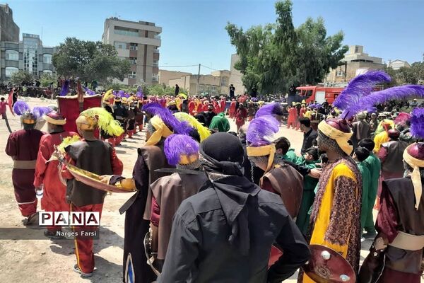 آئین تعزیه‌خوانی و آتش‌زدن خیمه‌ها در قم