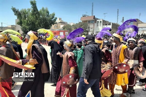 آئین تعزیه‌خوانی و آتش‌زدن خیمه‌ها در قم