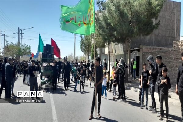 برپایی هیات و نماز روز عاشورا در شهرستان درمیان