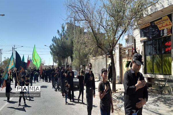 برپایی هیات و نماز روز عاشورا در شهرستان درمیان