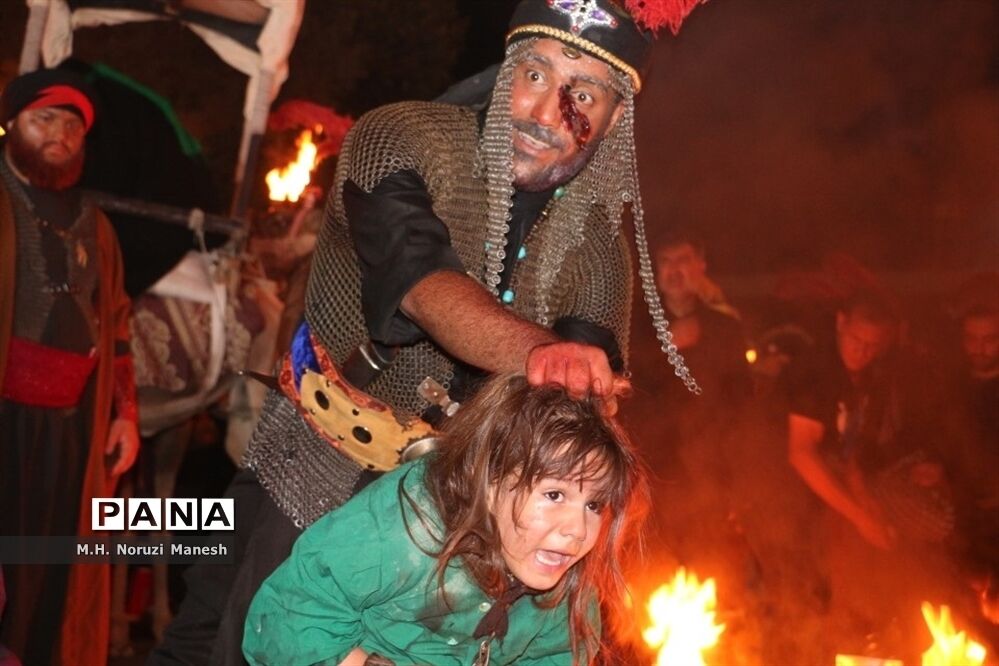 کاروان نمادین اسرای کربلا در قم