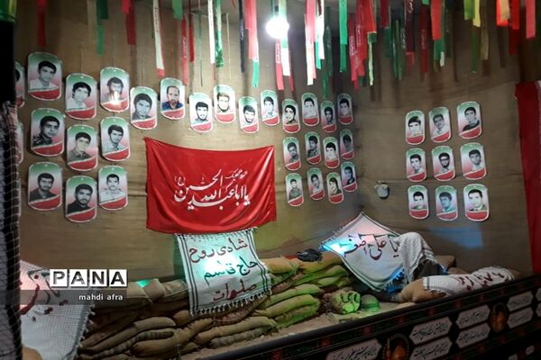 برپایی نمایشگاه مدافع مظلومان حاج قاسم سلیمانی در مسجد امام حسن مجتبی (ع)بهبهان