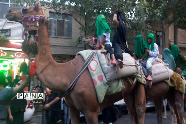 مراسم نمادین عزاداری  قافله  اسرای کربلا بنی فاطمه در اصفهان