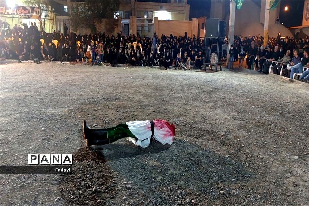 آیین سنتی خاکسپاری نمادین شهدای کربلا در اردستان