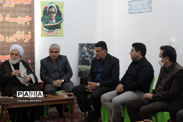 دیدار با خانواده شهید مدافع حرم در بهنمیر