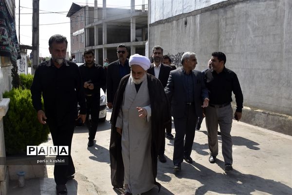 دیدار با خانواده شهید مدافع حرم در بهنمیر