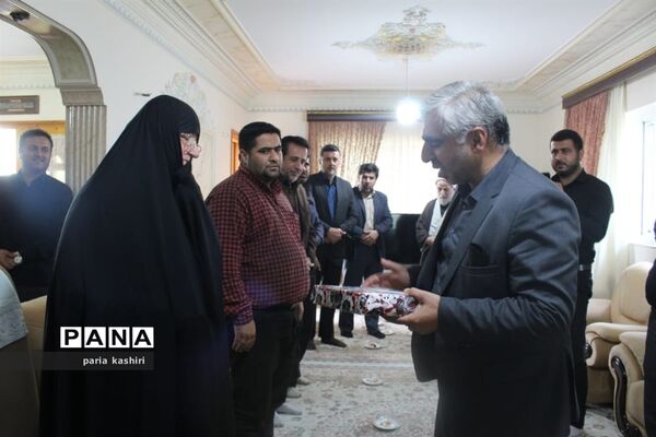 دیدار با خانواده شهید مدافع حرم در بهنمیر