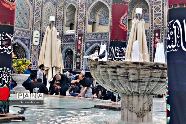 حرم مطهر رضوی در محرم