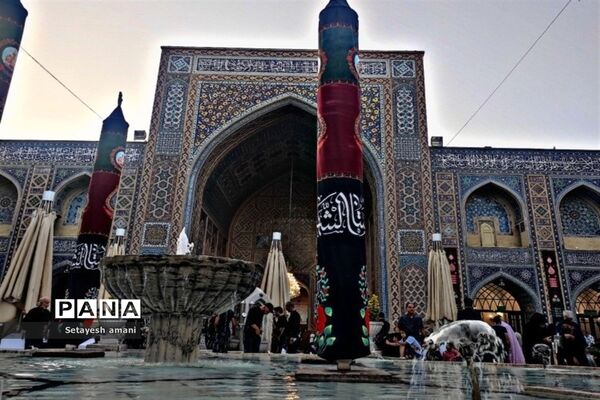 حرم مطهر رضوی در محرم