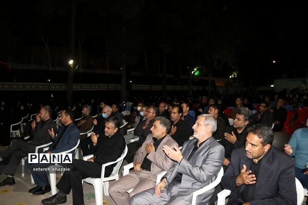 مراسم عزاداری فرهنگیان مدارس شاهد ناحیه۶ مشهد مقدس