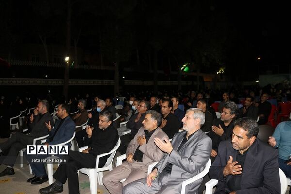 مراسم عزاداری فرهنگیان مدارس شاهد ناحیه۶ مشهد مقدس