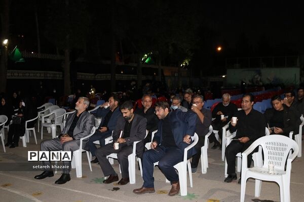 مراسم عزاداری فرهنگیان مدارس شاهد ناحیه۶ مشهد مقدس