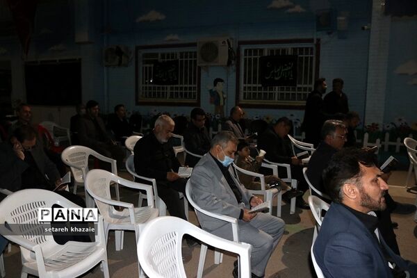 مراسم عزاداری فرهنگیان مدارس شاهد ناحیه۶ مشهد مقدس