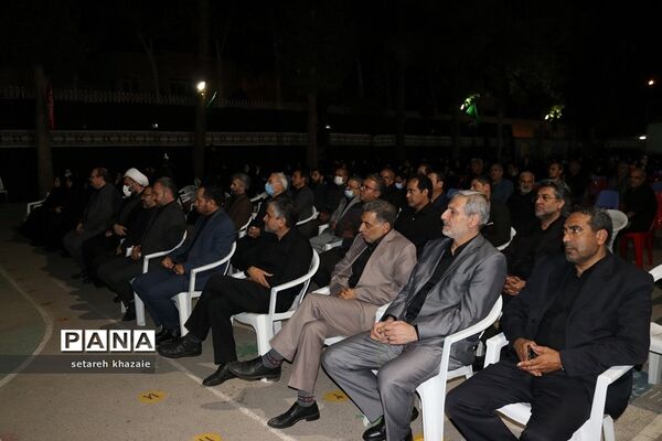 مراسم عزاداری فرهنگیان مدارس شاهد ناحیه۶ مشهد مقدس