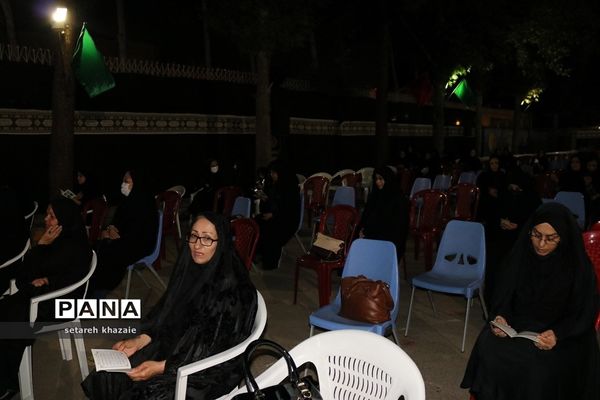 مراسم عزاداری فرهنگیان مدارس شاهد ناحیه۶ مشهد مقدس