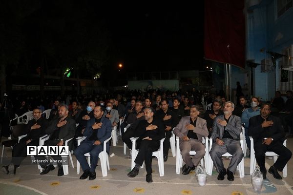 مراسم عزاداری فرهنگیان مدارس شاهد ناحیه۶ مشهد مقدس