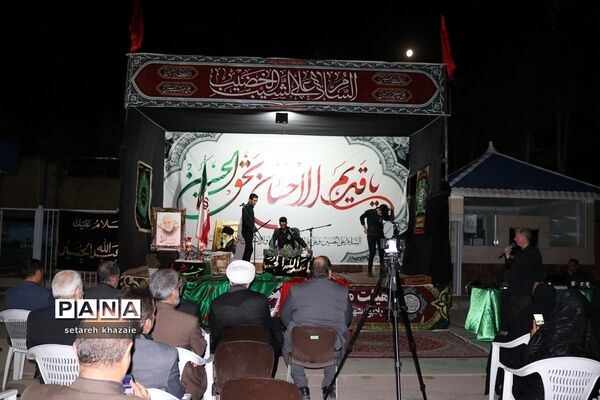 مراسم عزاداری فرهنگیان مدارس شاهد ناحیه۶ مشهد مقدس