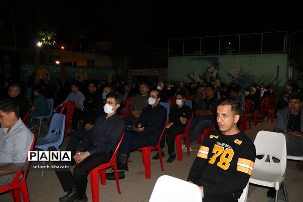 مراسم عزاداری فرهنگیان مدارس شاهد ناحیه۶ مشهد مقدس