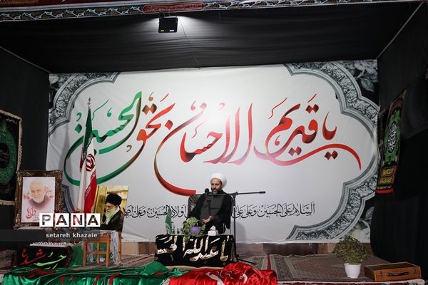مراسم عزاداری فرهنگیان مدارس شاهد ناحیه۶ مشهد مقدس