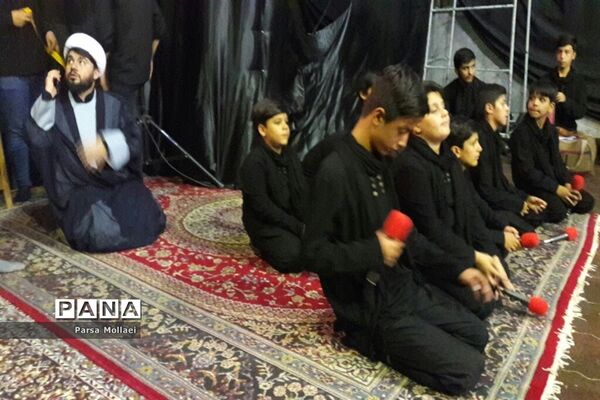 مراسم عزاداری هیات دانش‌آموزی انصارالمهدی(عج) در قم