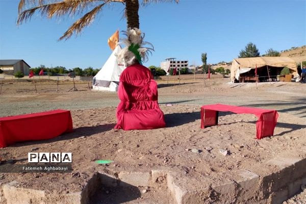 برگزاری نمایش آیینی «یک بیابان بی‌کسی» و حرکت نمادین قافله امام حسین (ع) در شهرستان بن