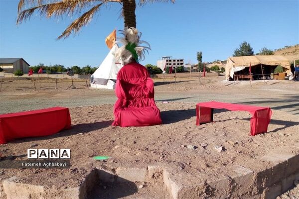 برگزاری نمایش آیینی «یک بیابان بی‌کسی» و حرکت نمادین قافله امام حسین (ع) در شهرستان بن